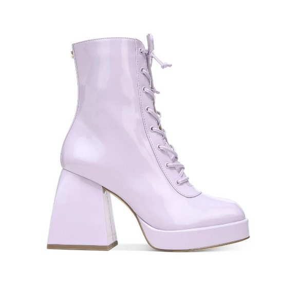 Circus by Sam Edelman Kia Orchid Patent Leather
Block Heel Boots NWOT - Picture 4 of 7